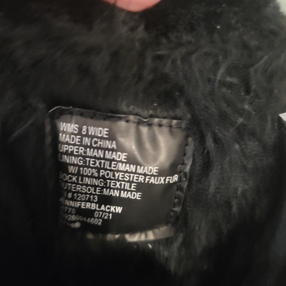 TOTES WOMEN'S SIZE 8 Wide SNOW BOOTS BLACK ZIP UP BOOTS WATERPROOF NWOT - Picture 7 of 8